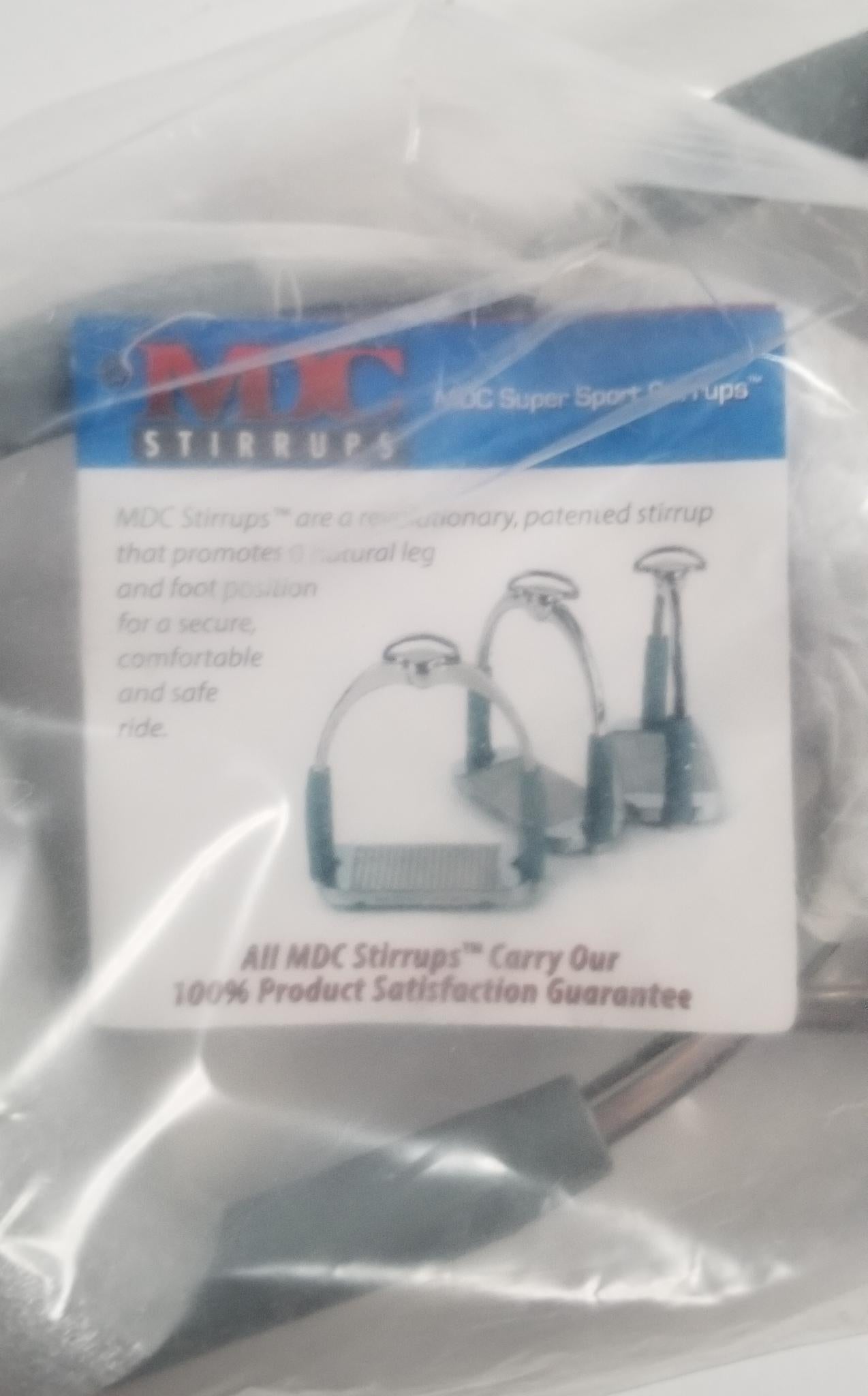 MDC Super Sport Stirrups - Silver - 4.5"