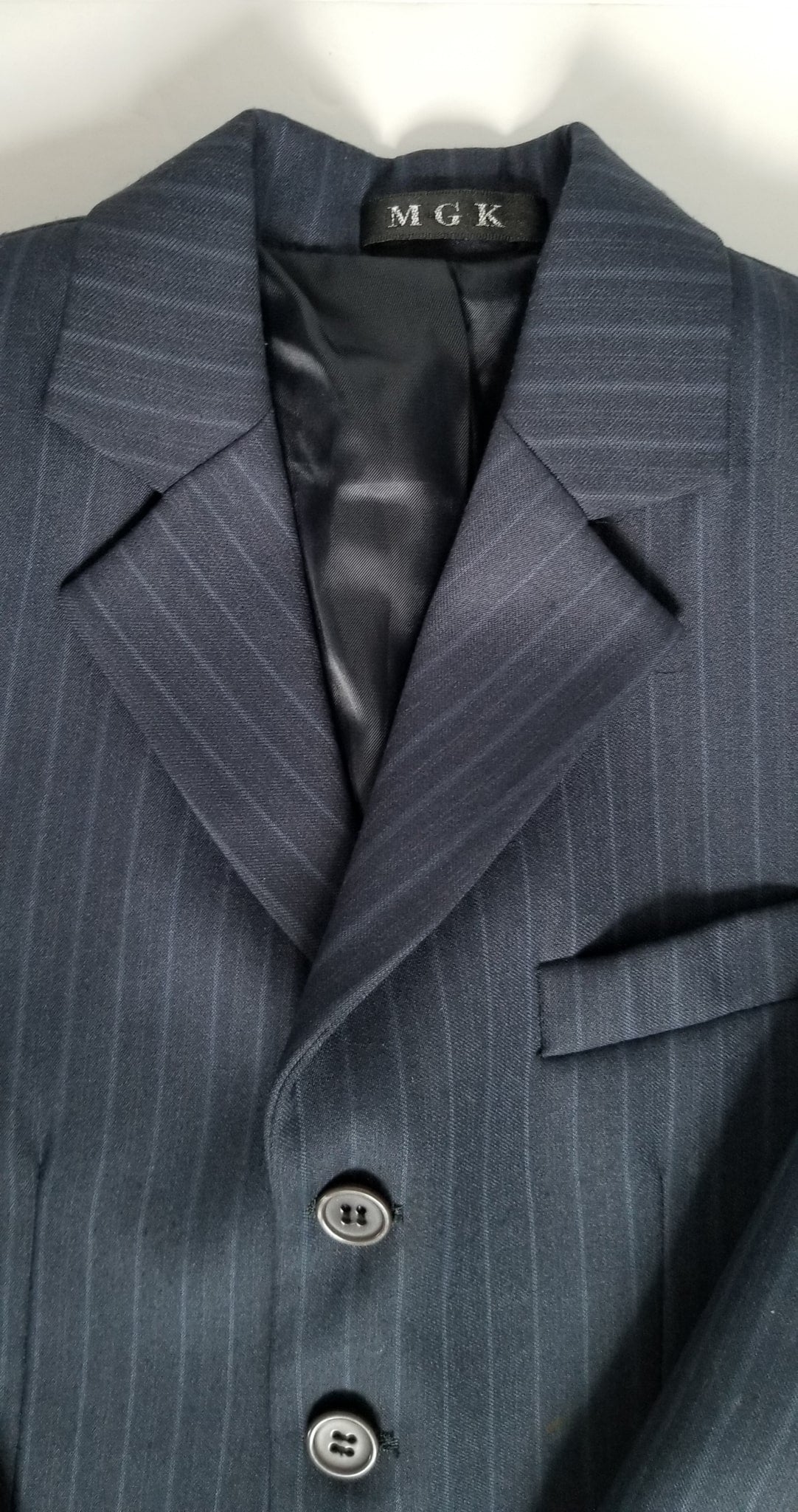 MGK Fashions Show Jacket - Navy Pinstripe - Youth 5