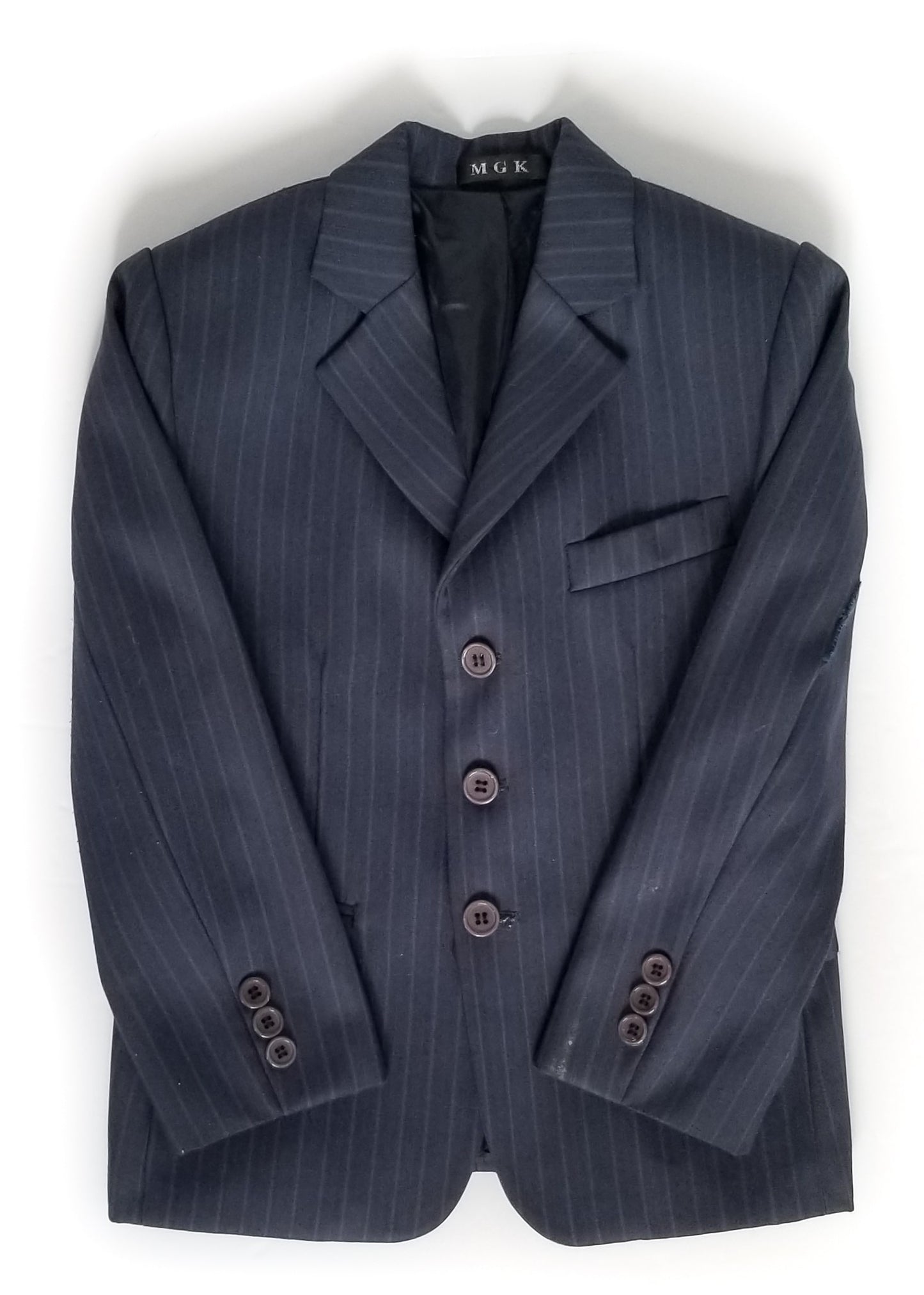 MGK Fashions Show Jacket - Navy Pinstripe - Youth 5