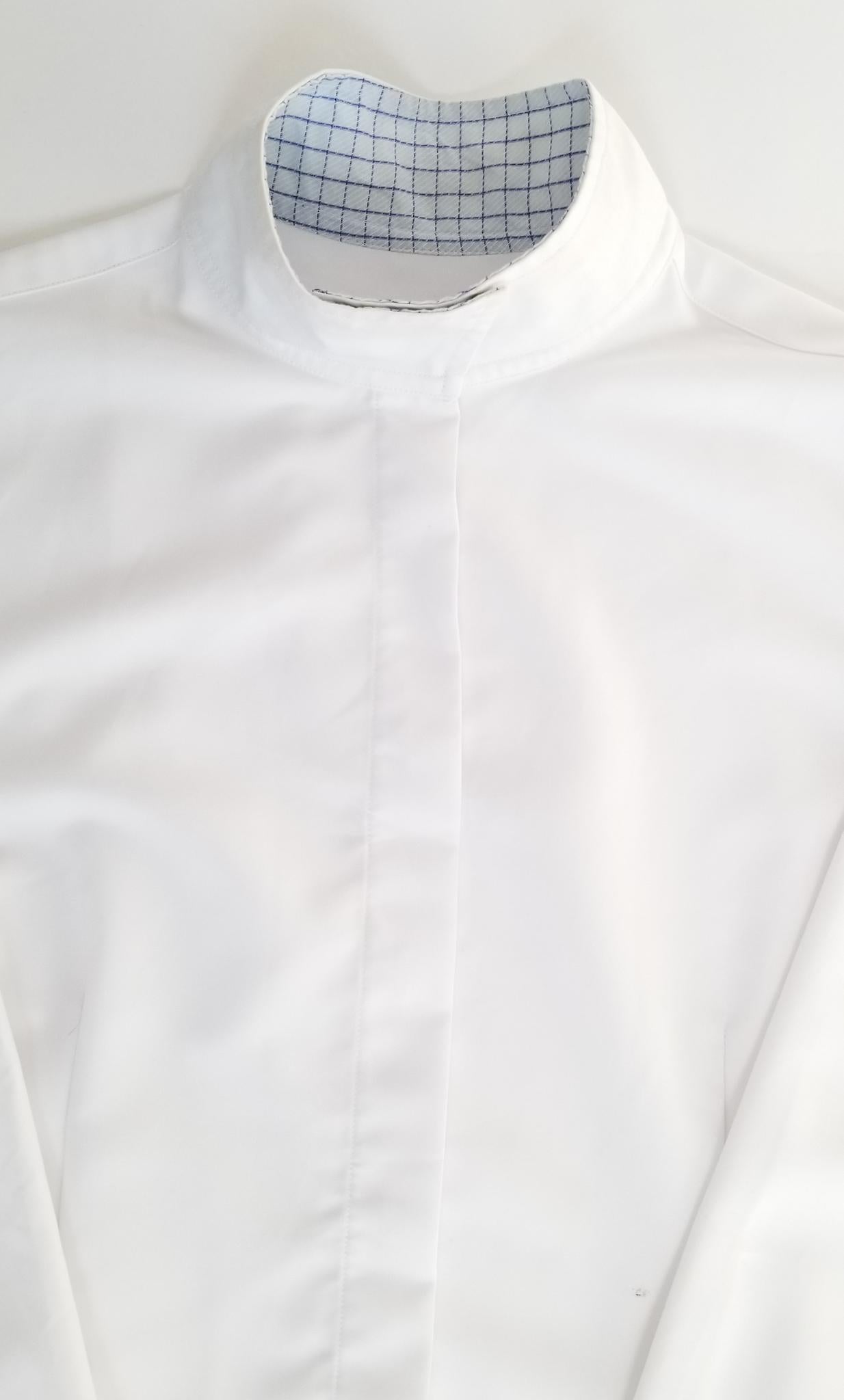 Marigold Snap Collar Show Shirt - White - Women's 12