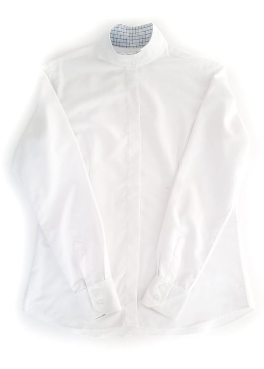 Marigold Snap Collar Show Shirt - White - Women's 12