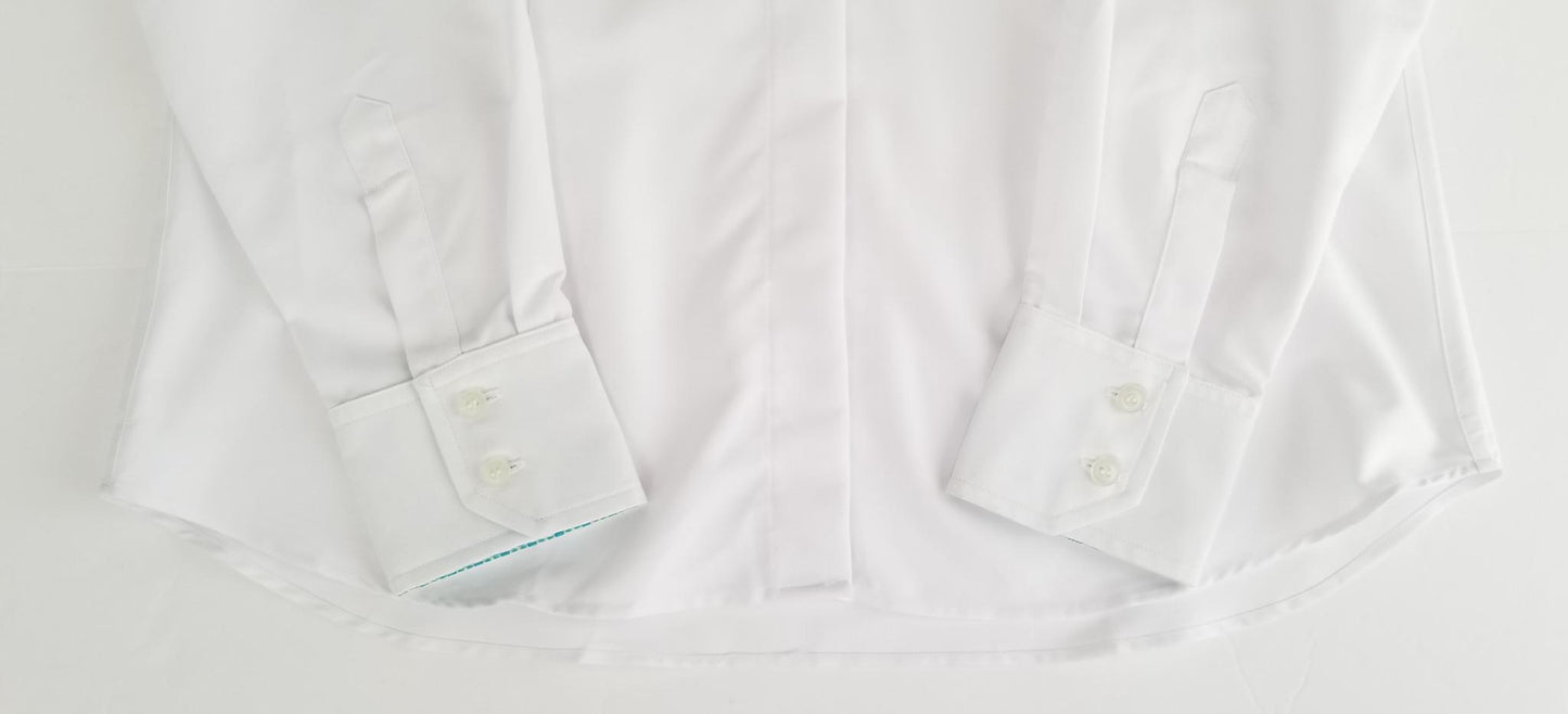 Marigold Snap Collar Show Shirt - White - Women's 12