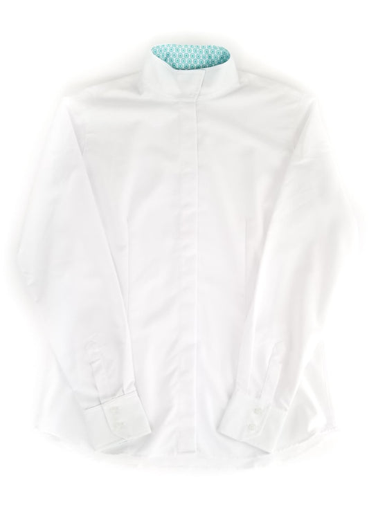 Marigold Snap Collar Show Shirt - White - Women's 12