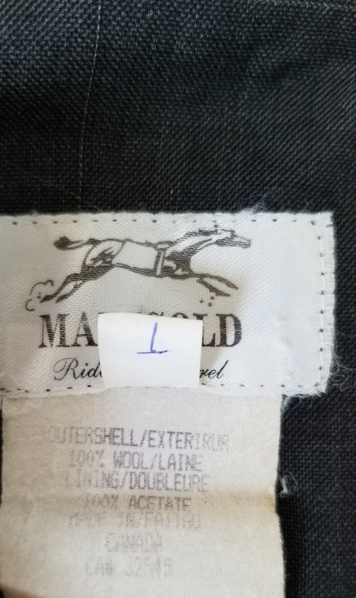 Marigold Wool Show Jacket - Dark Grey Windowpane - 14T