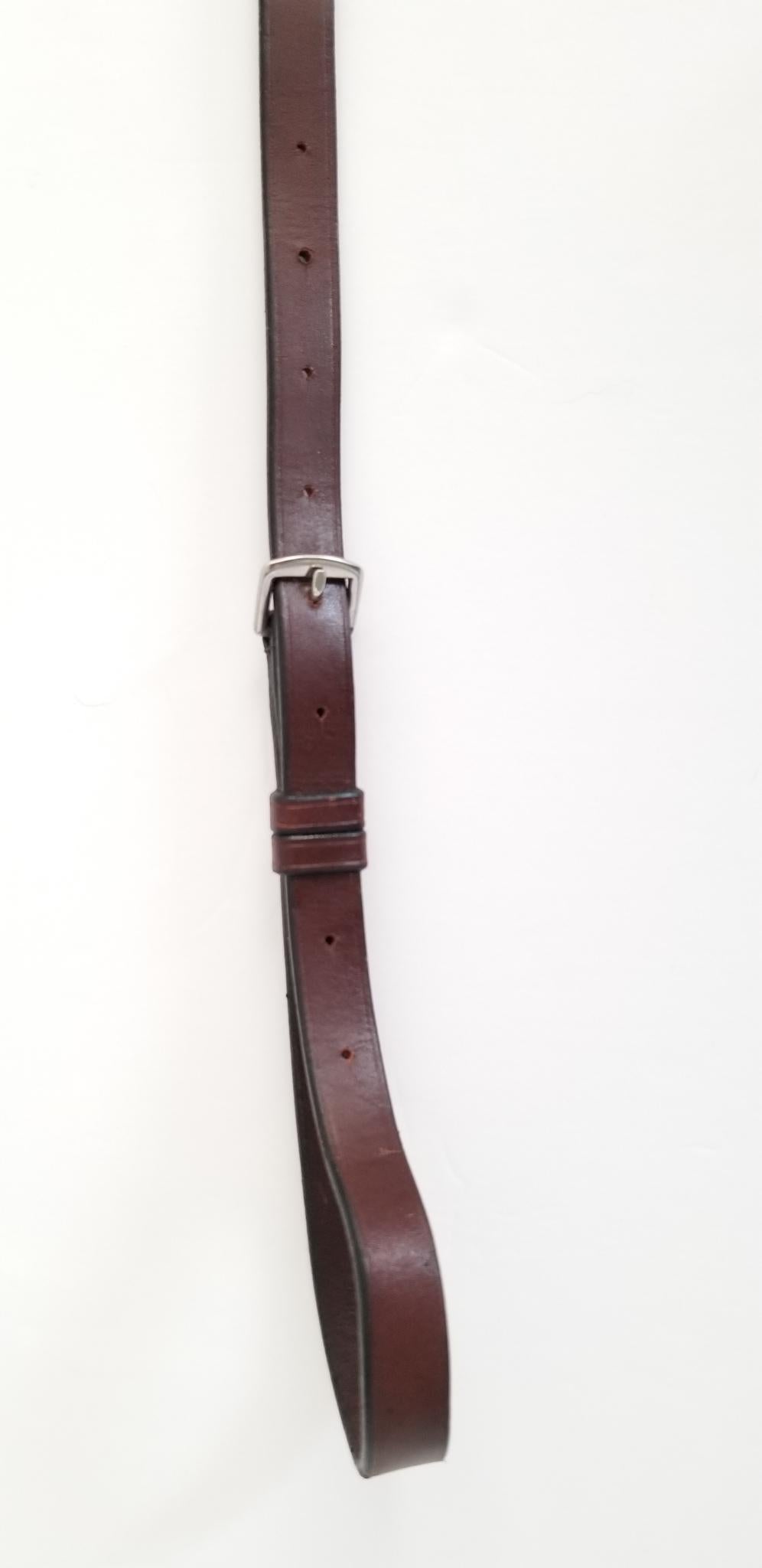 Avalon Fancy Stitched Raised Standing Martingale - Havana - Full