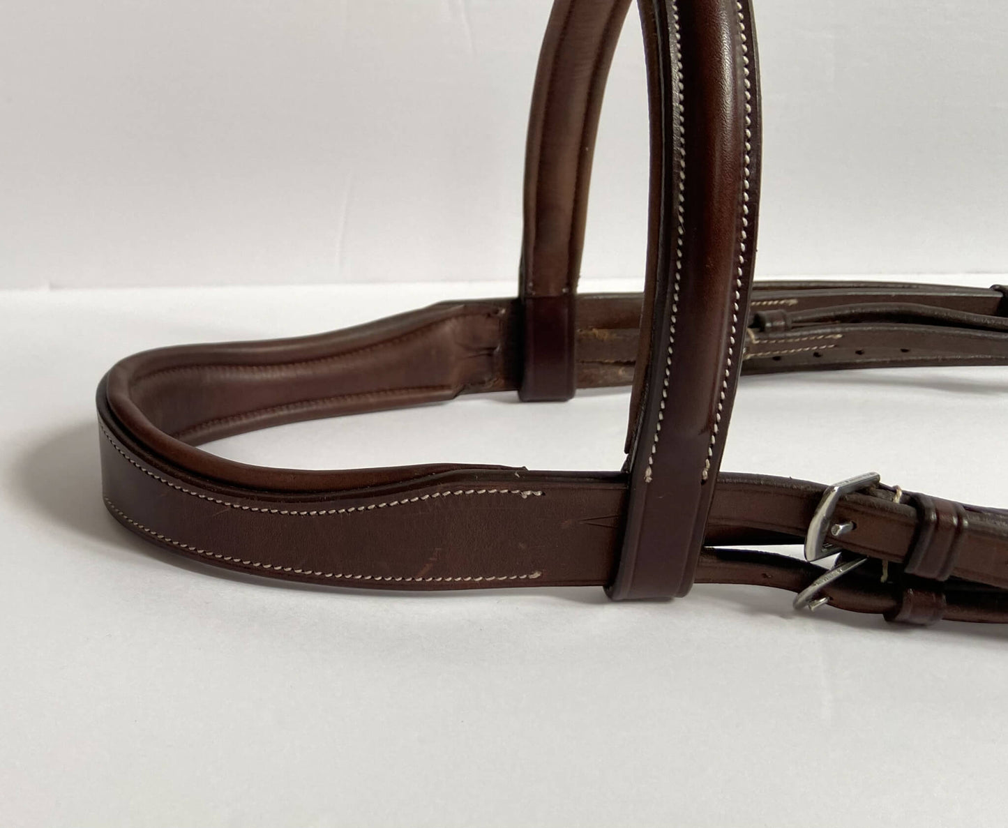 Mondega Fancy Stitched Figure 8 Bridle - Havana - Full