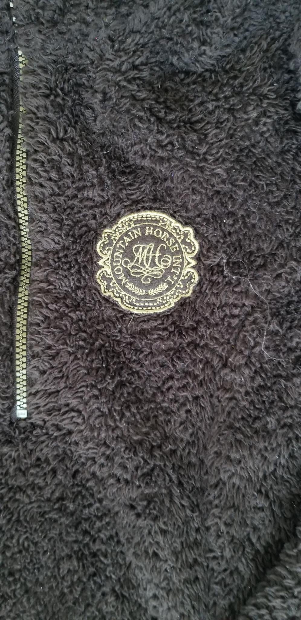 Mountain Horse Fleece 1/4 Zip - Brown - Small