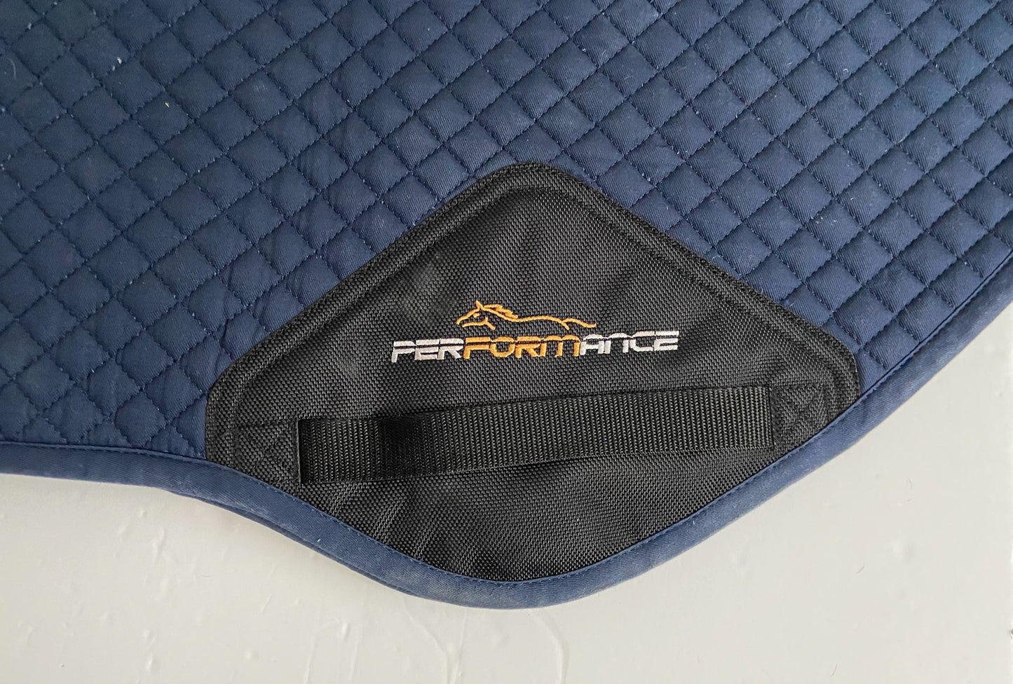 Shires Performance Shaped Pad - Navy - Full
