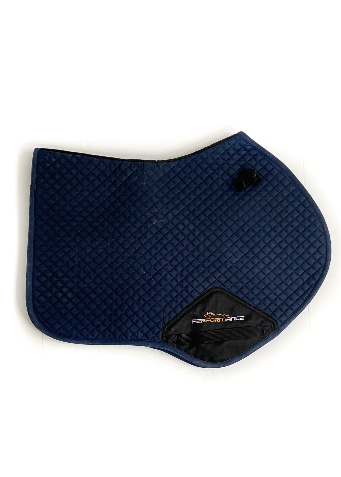 Shires Performance Shaped Pad - Navy - Full