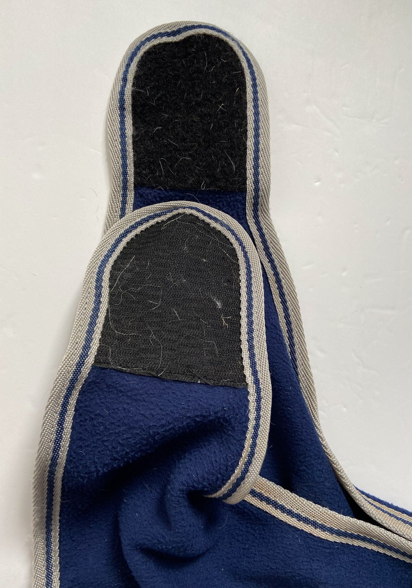 Fleece Quarter Sheet - Navy - Large (Pony)