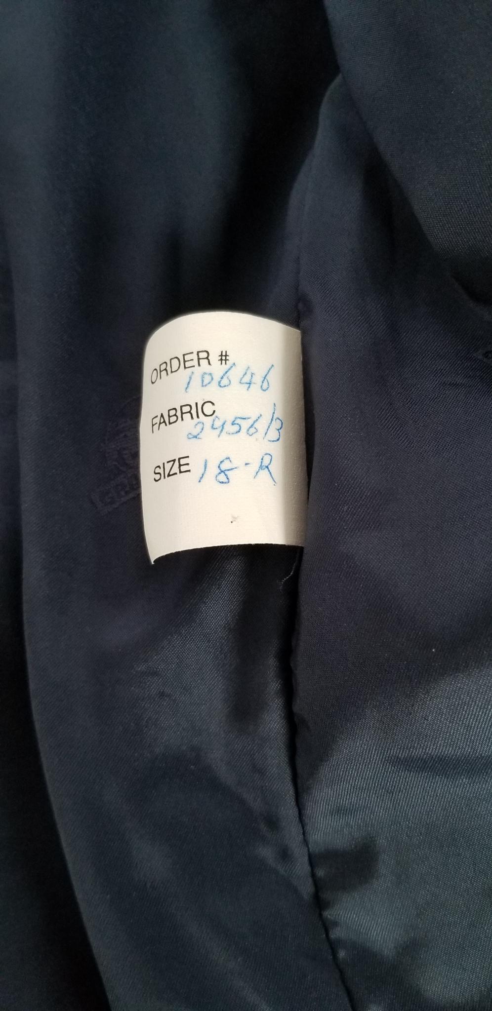 Grand Prix Navy Wool Show jacket - Navy - 18R