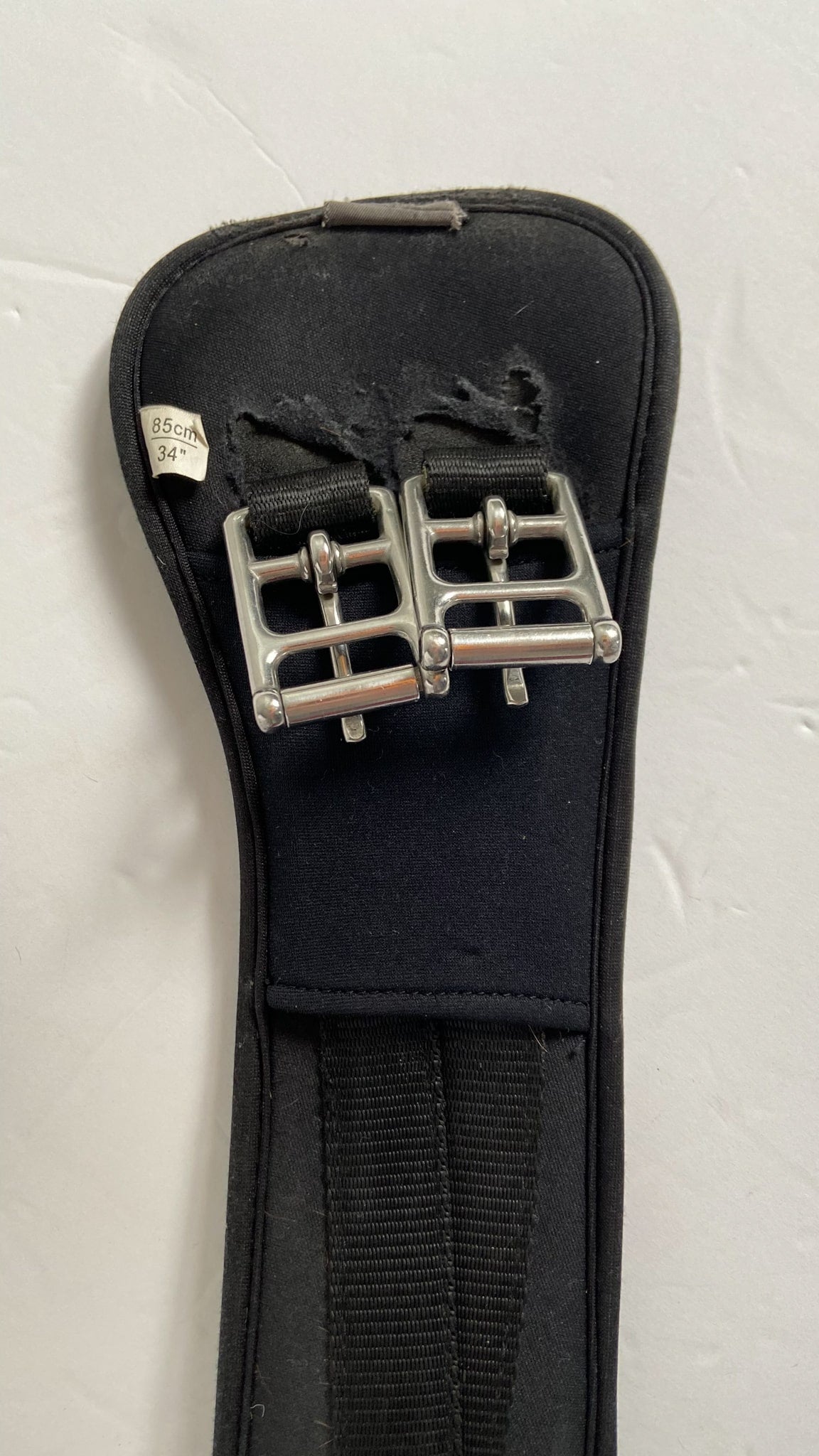 Ovation Neoprene Dressage Girth - Black - 34"