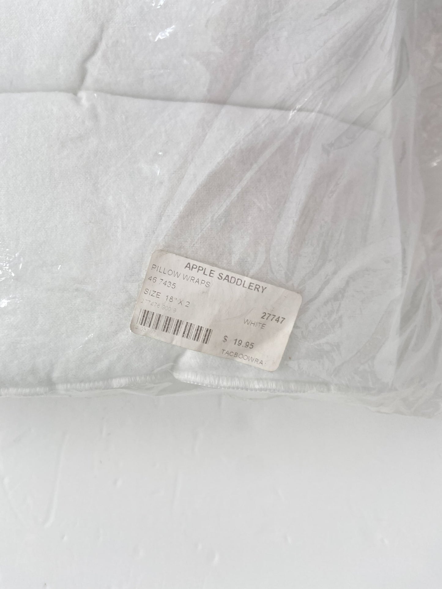 Pillow Wraps - White - 18"