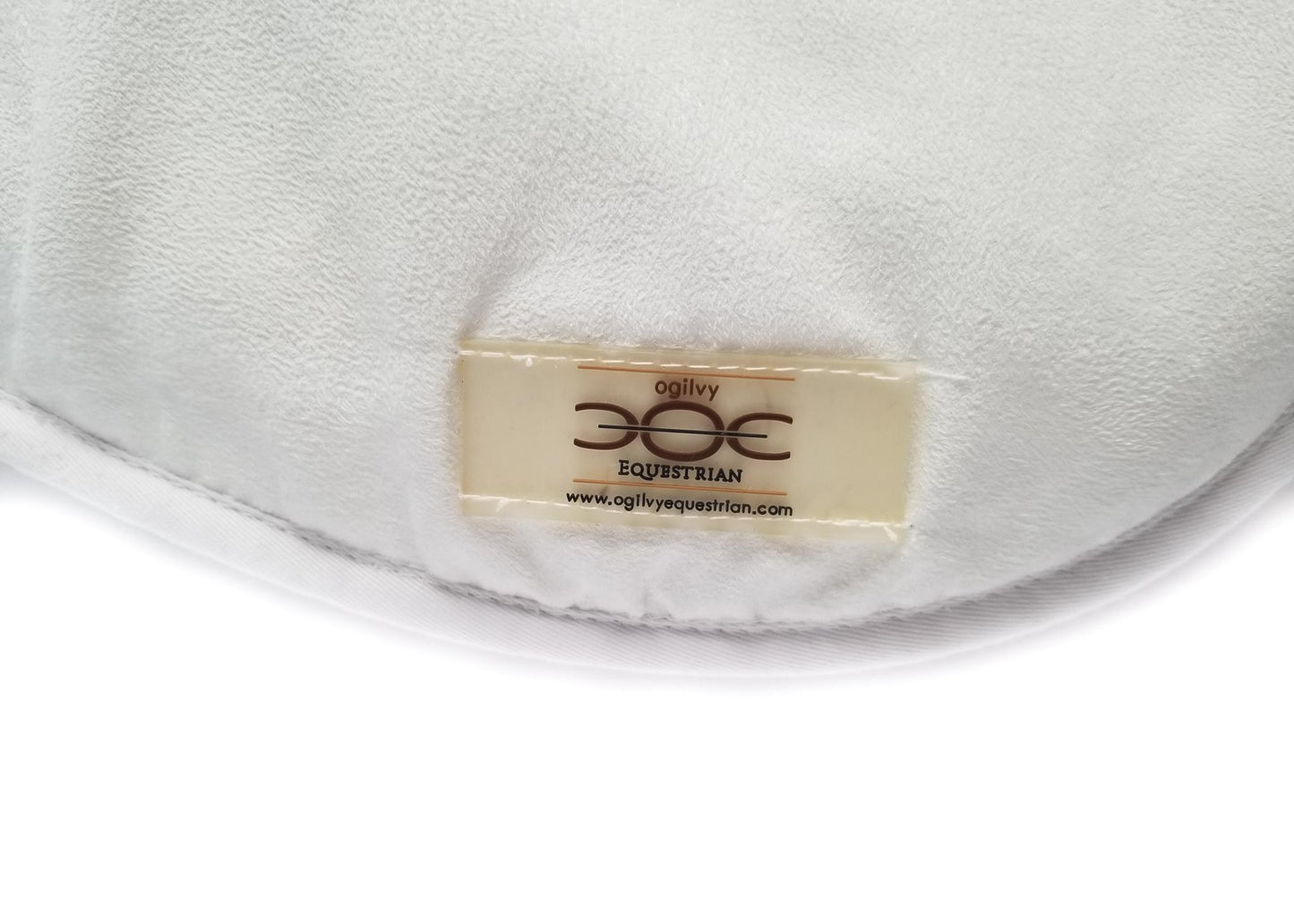 Ogilvy Jumper Memory Foam Half Pad - White