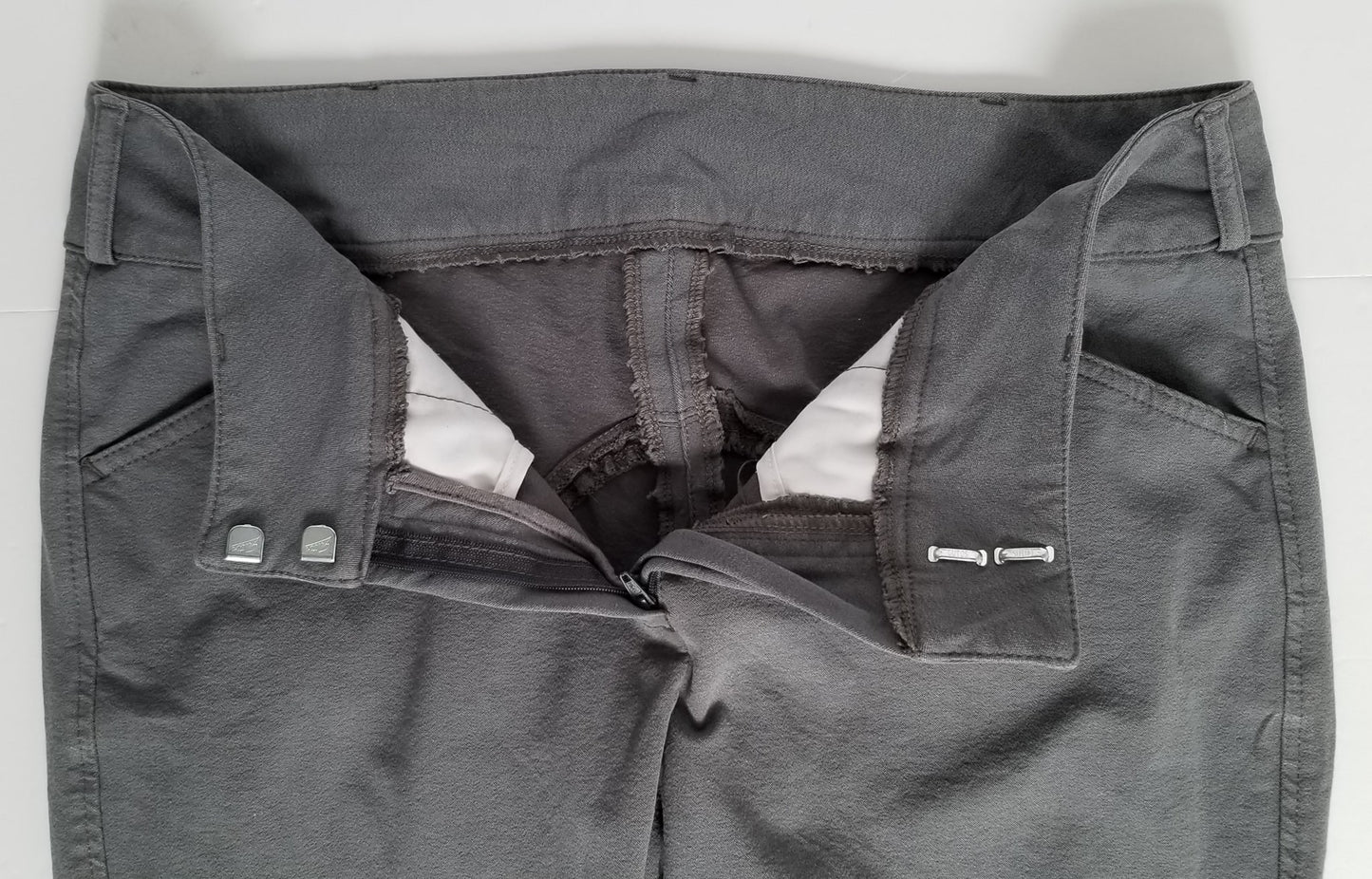 On Course Knee Patch Breeches - Grey - Women's 32