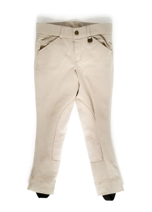 Ovation Boys Jodhpurs - Tan - Youth 6