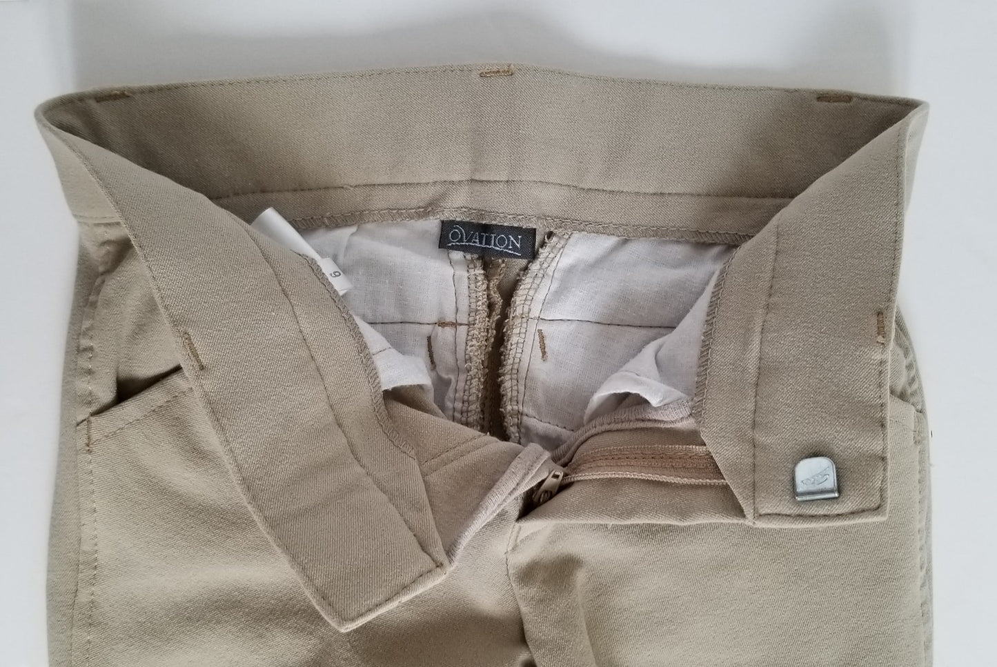 Ovation Boys Jodhpurs - Tan - Youth 6