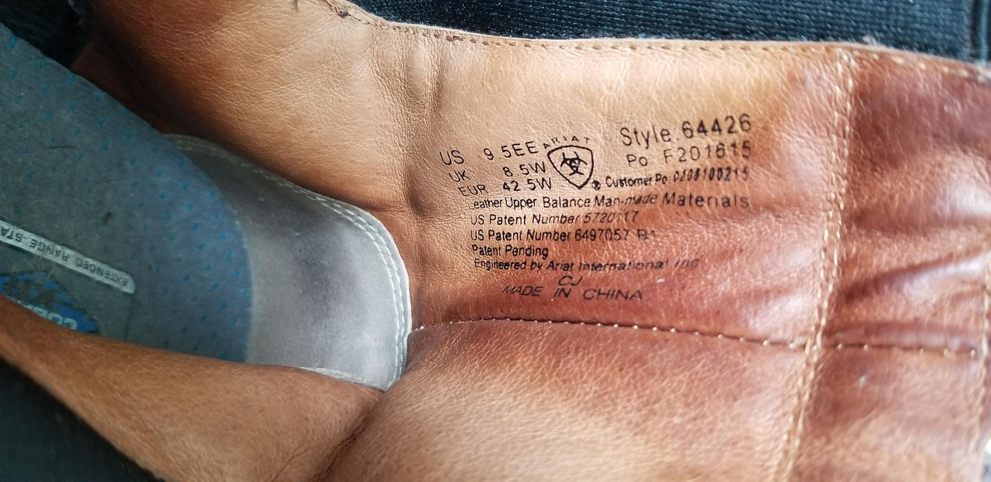 Men’s Ariat Devon Pro Zip Paddock Boot - Brown - 9.5EE