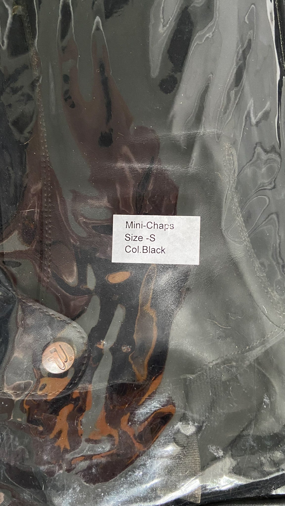 Parlanti Passion Half Chaps - Black - Small