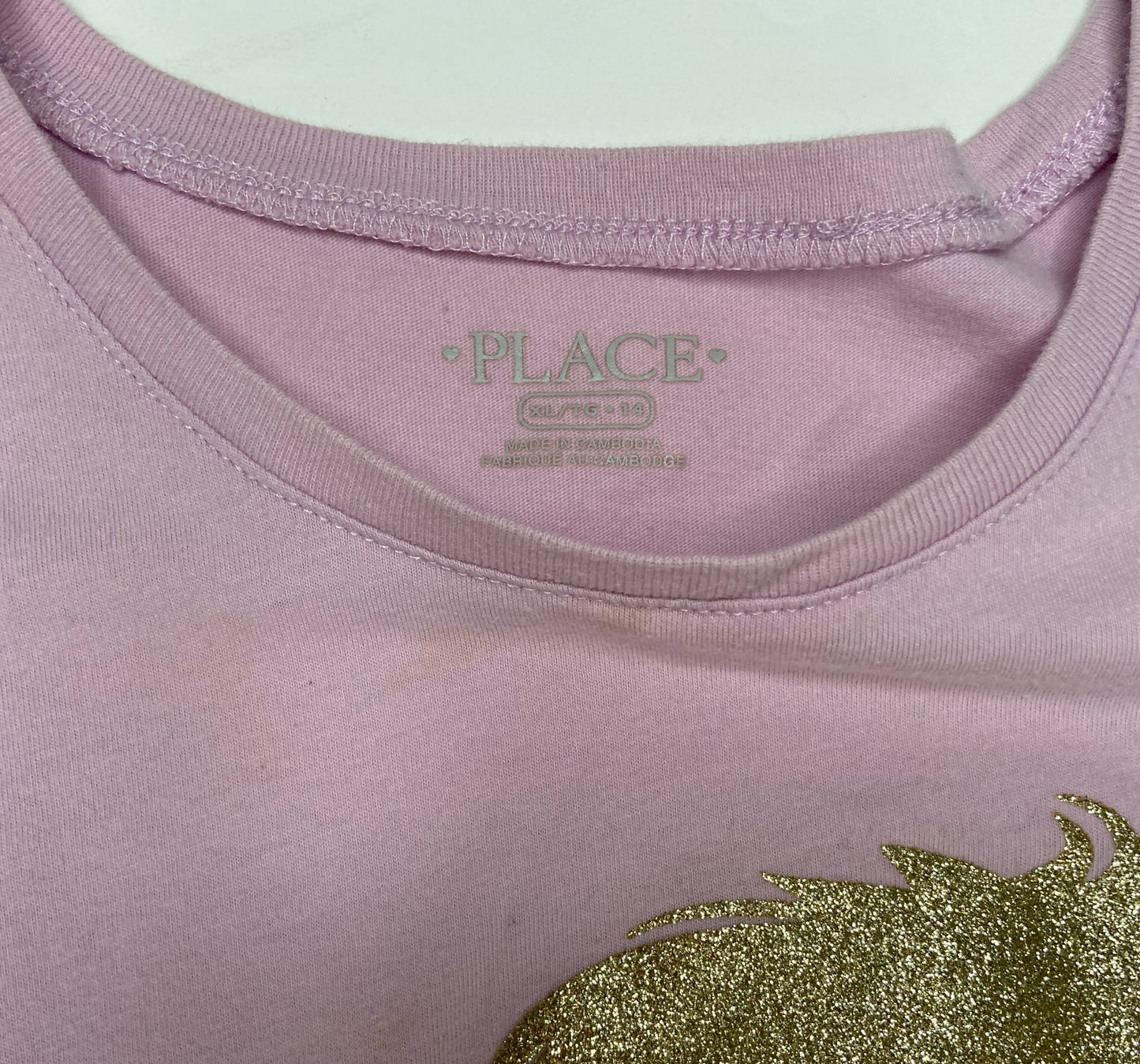 The Children's Place Long Sleeve Shirt - Pink - Youth XL