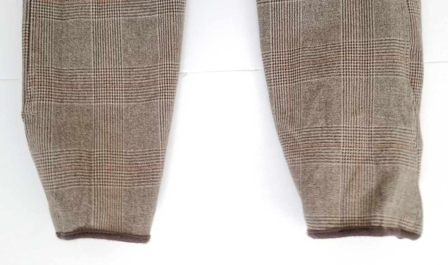 BR Equestrian Fashion Knee Patch Breeches - Plaid - 25/26