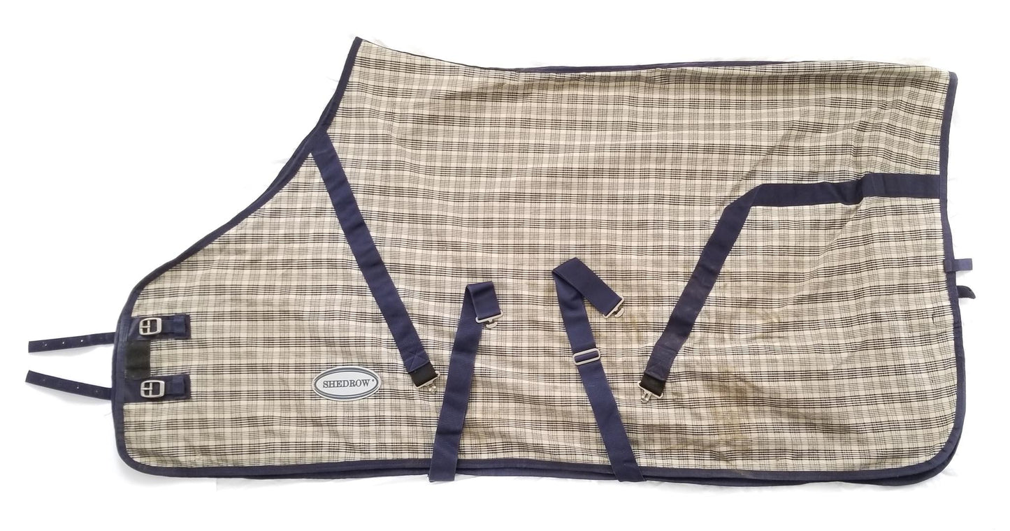 Shedrow Stable Sheet - Plaid - 72"