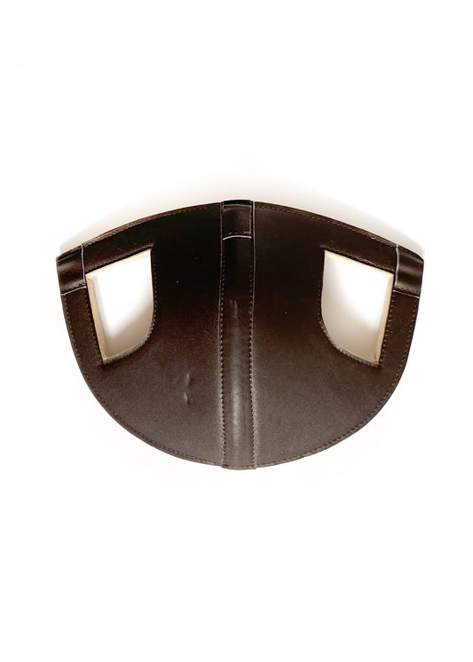 Horse Head Bumper Poll Guard - Brown - Horse