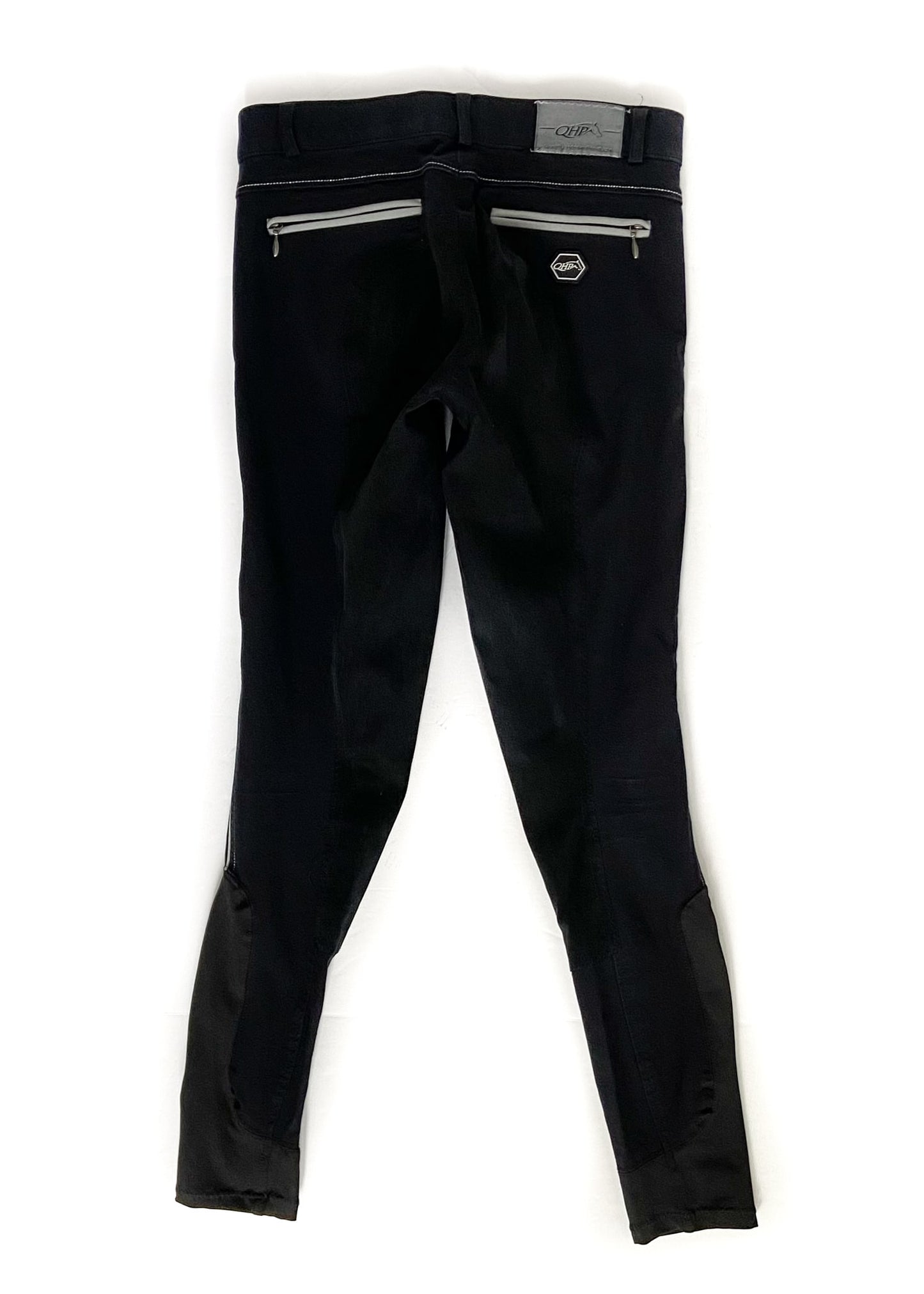 QHP Suede Full Seat Breeches - Black - Women's 28