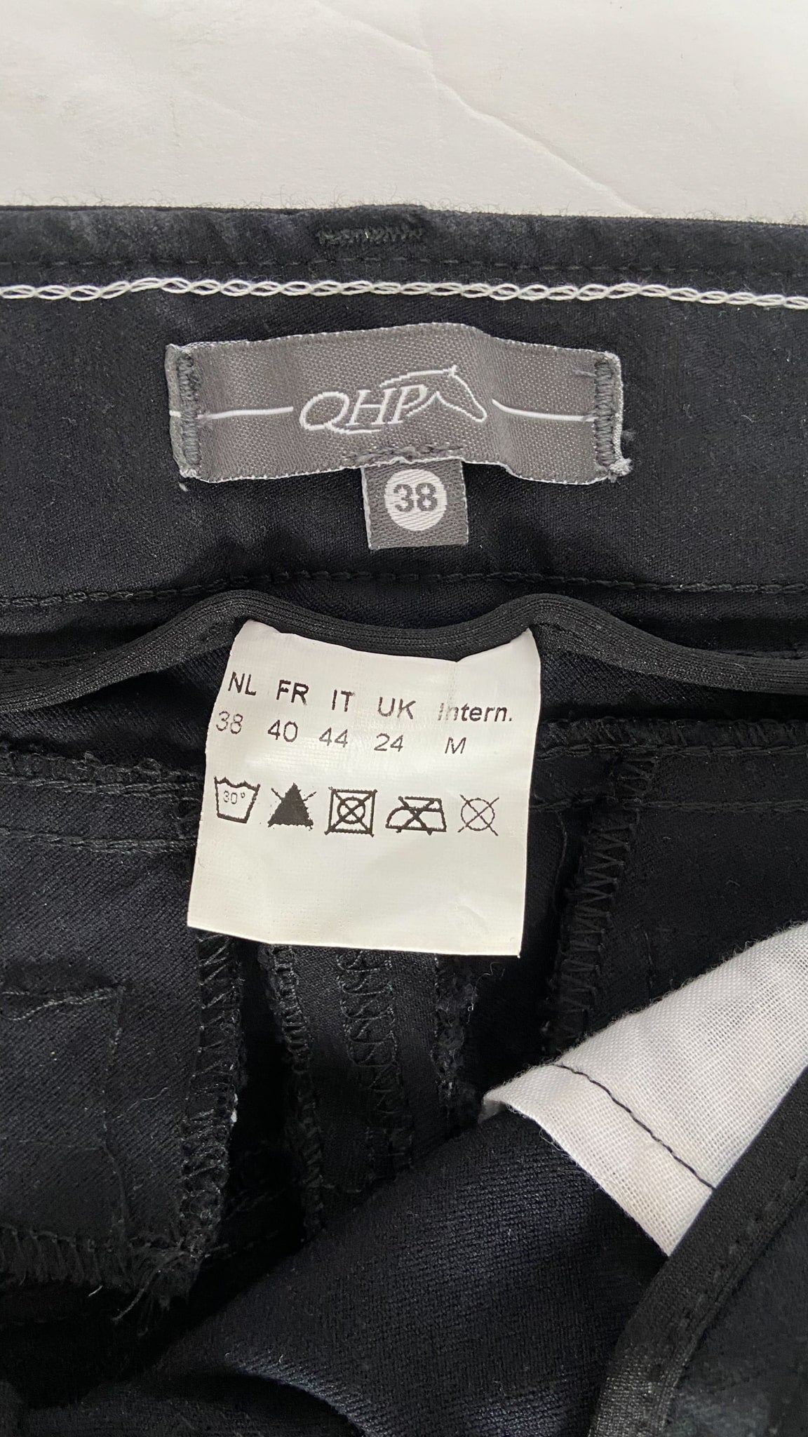 QHP Knee Patch Breeches - Black - Women's 28