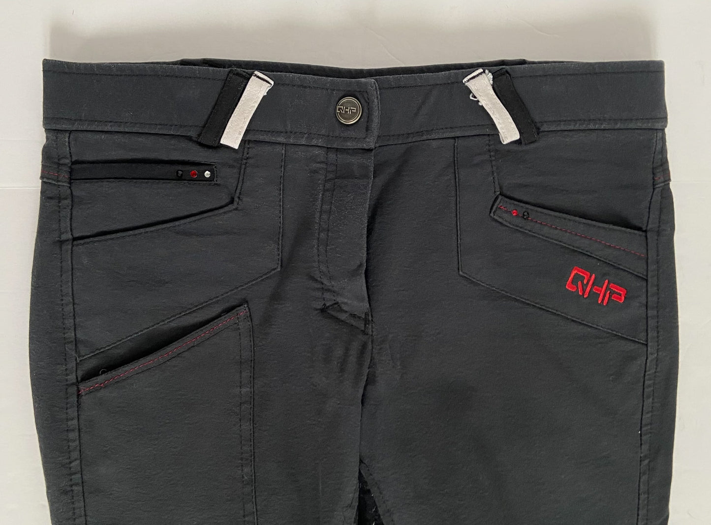 QHP Silicone Full Seat Breeches - Black - Women's 28