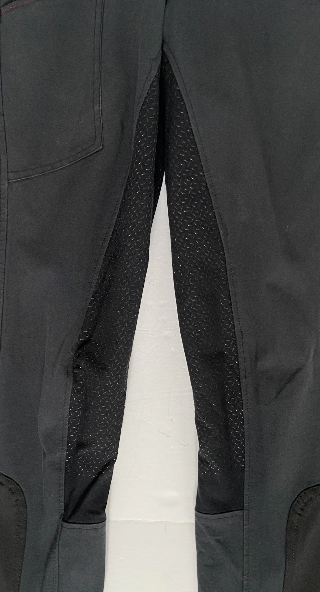 QHP Silicone Full Seat Breeches - Black - Women's 28