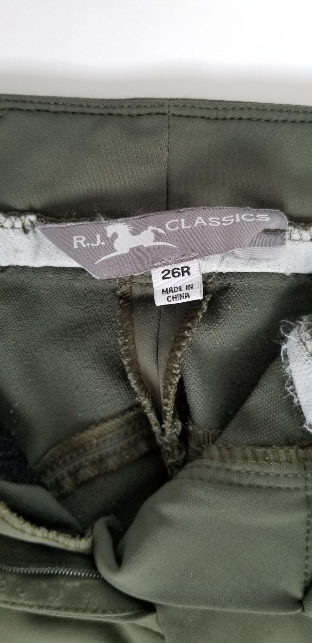 RJ Classics Gulf Knee Patch Breeches - Cilantro - 26R