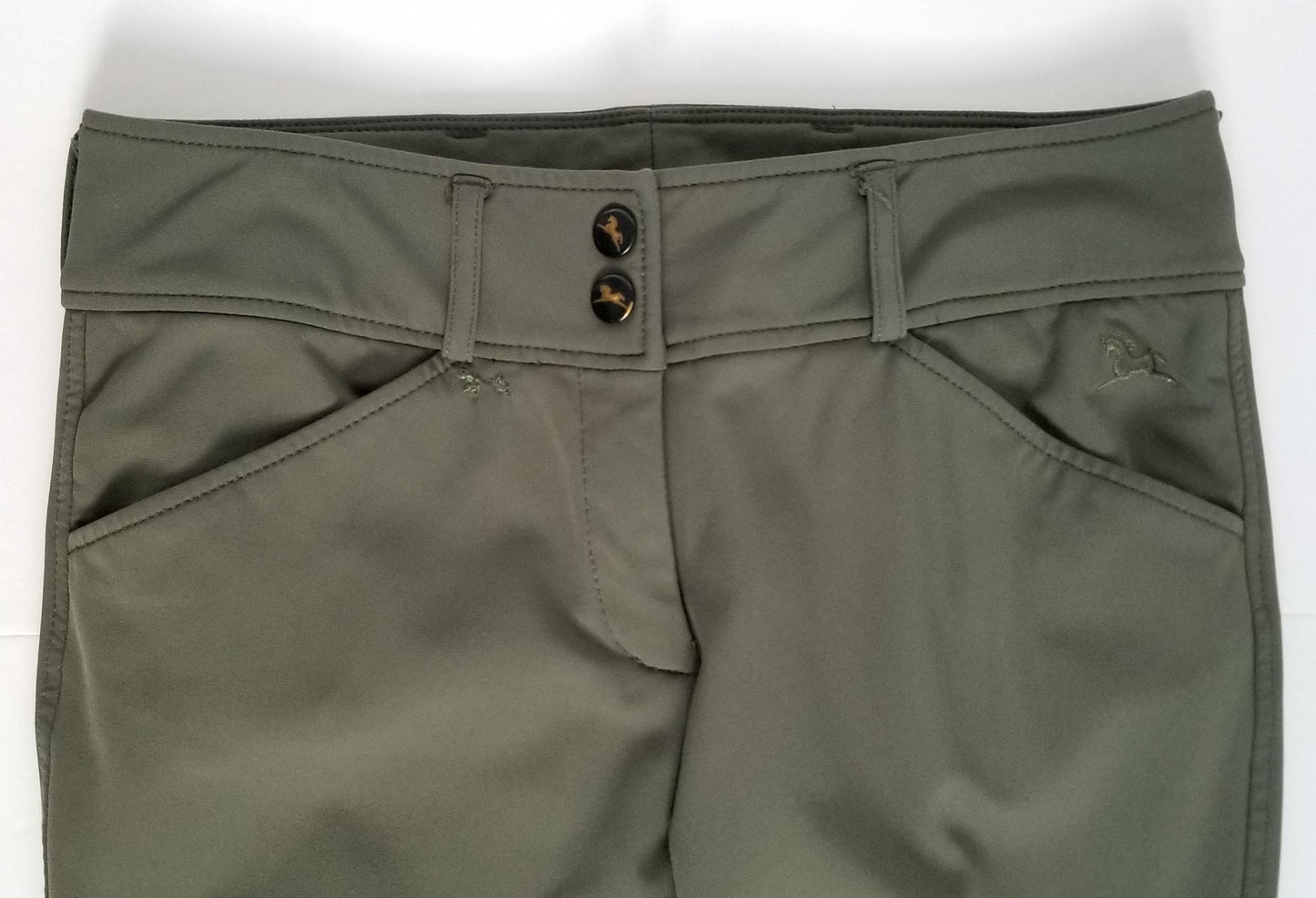 RJ Classics Gulf Knee Patch Breeches - Cilantro - 26R