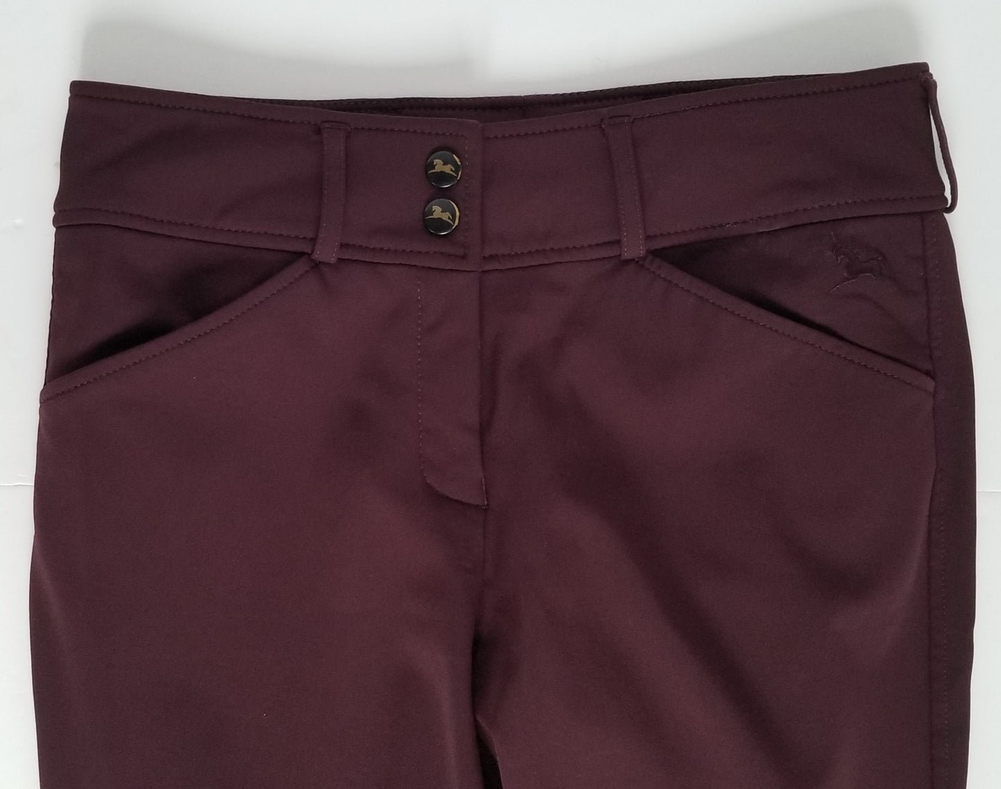 RJ Classics Gulf Knee Patch Breeches - Mixed Berry - 26R