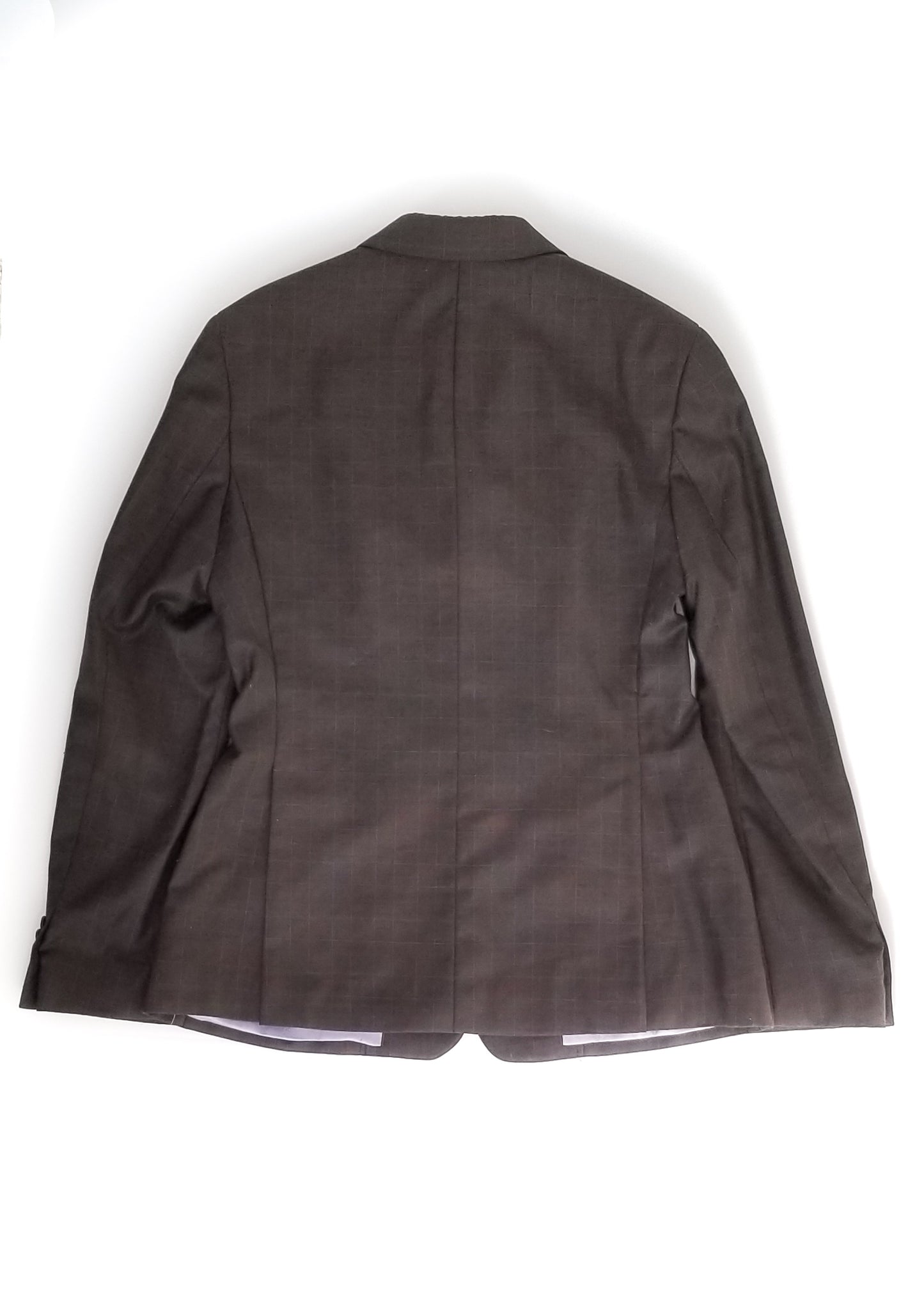 RJ Classics Sterling Collection Wool Show Jacket - Brown w/ Purple Windowpane - 8R