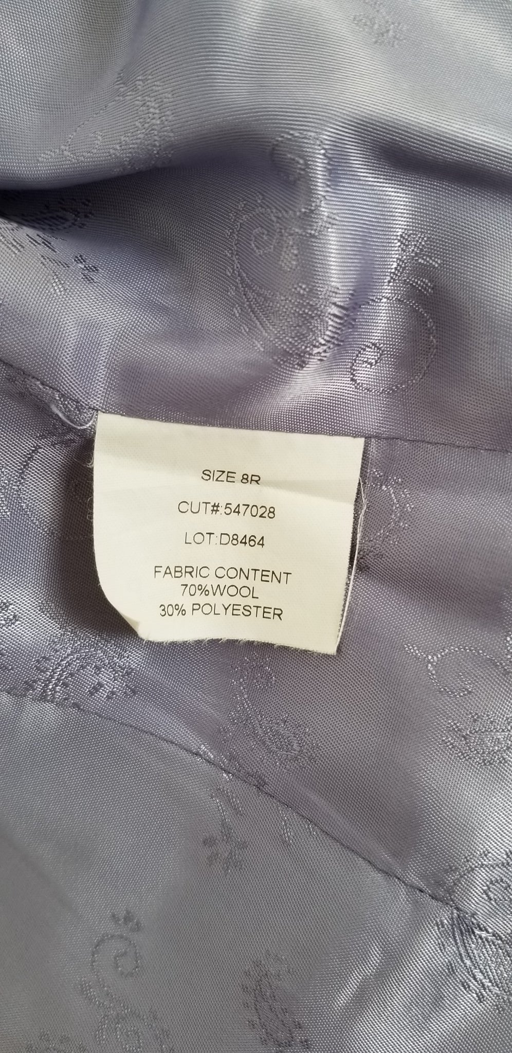 RJ Classics Sterling Collection Wool Show Jacket - Brown w/ Purple Windowpane - 8R