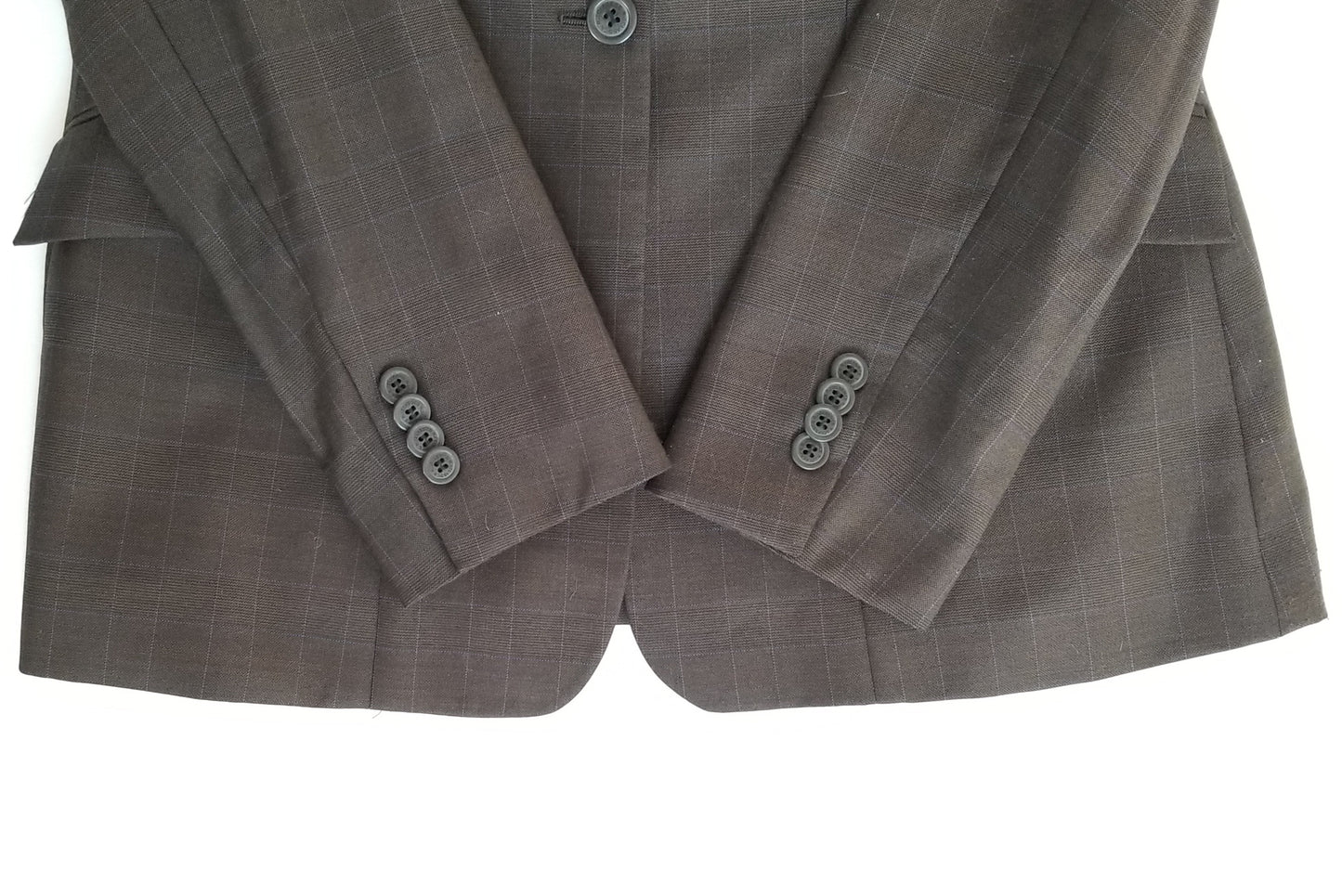 RJ Classics Sterling Collection Wool Show Jacket - Brown w/ Purple Windowpane - 8R
