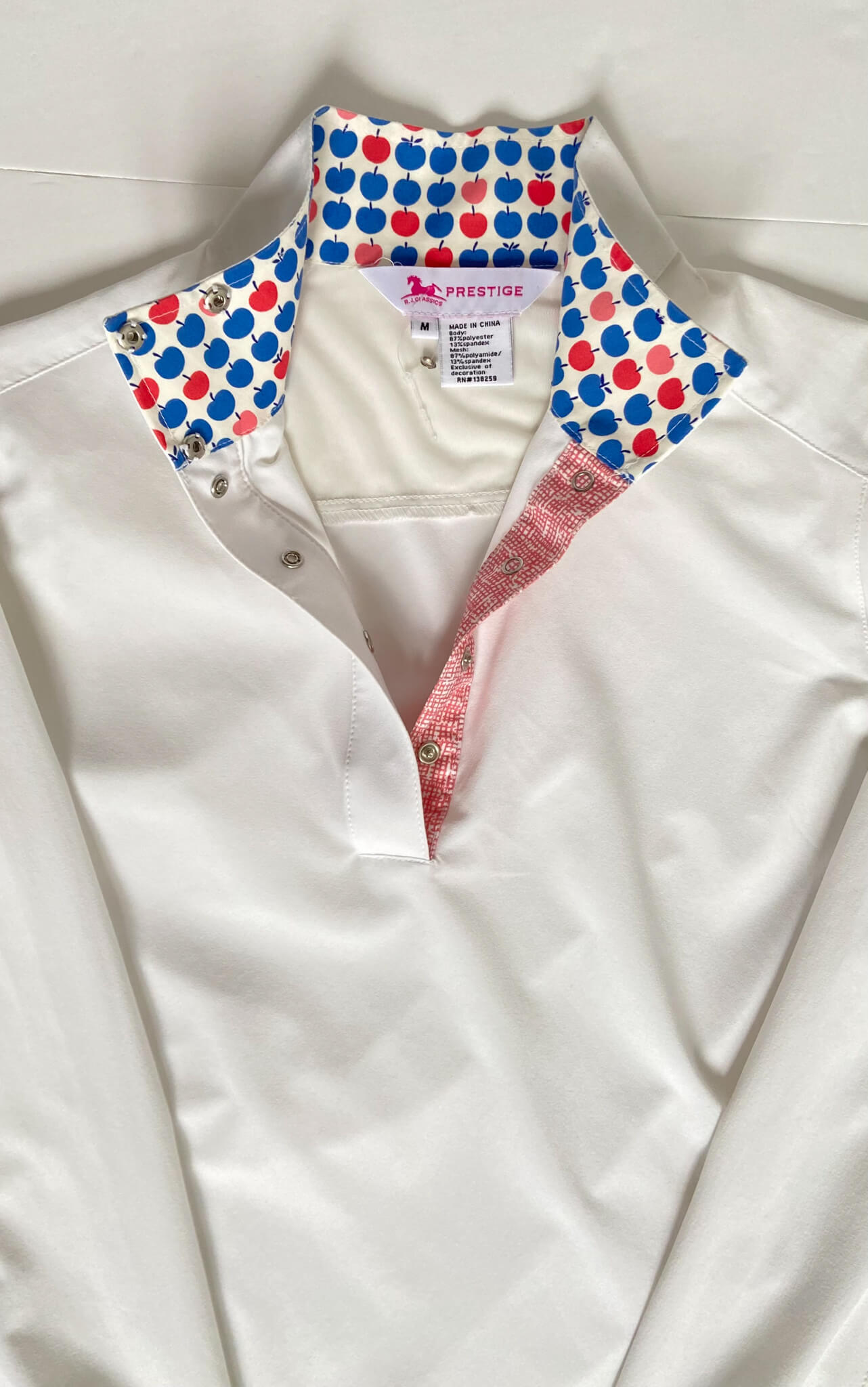 RJ Classics Prestige Show Shirt - White - Women's Medium