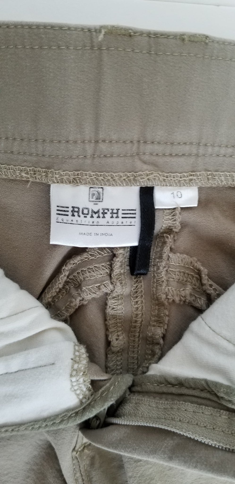 Romfh Girls International Jodhpurs - Classic Beige - Youth 10