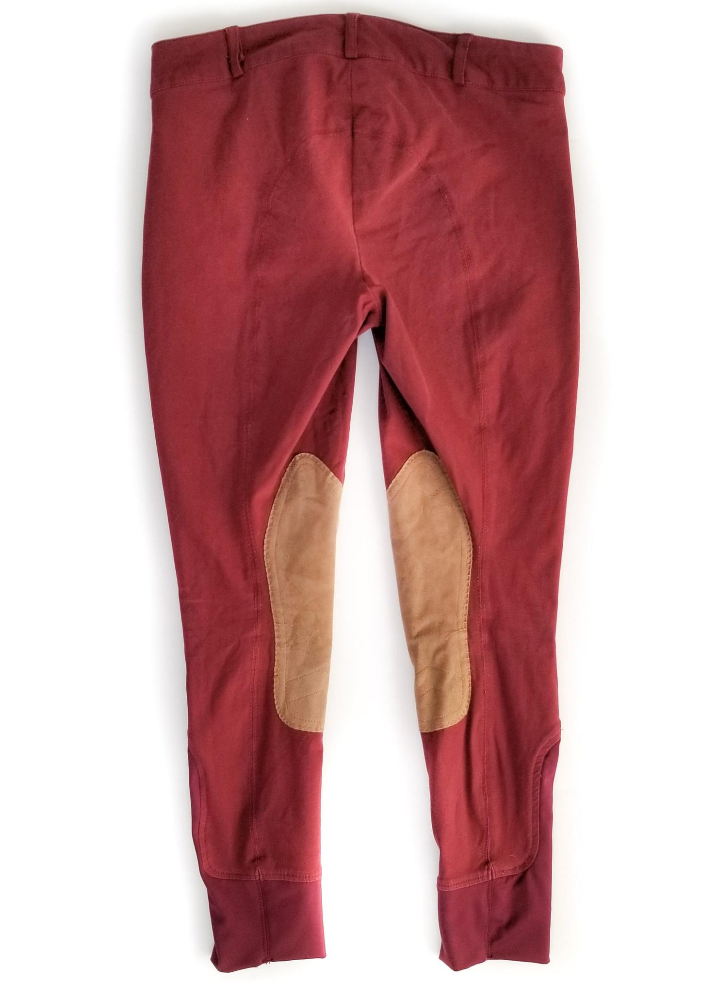 Elation Platinum Chelsea Knee Patch Breeches - Wine - Women's 30R