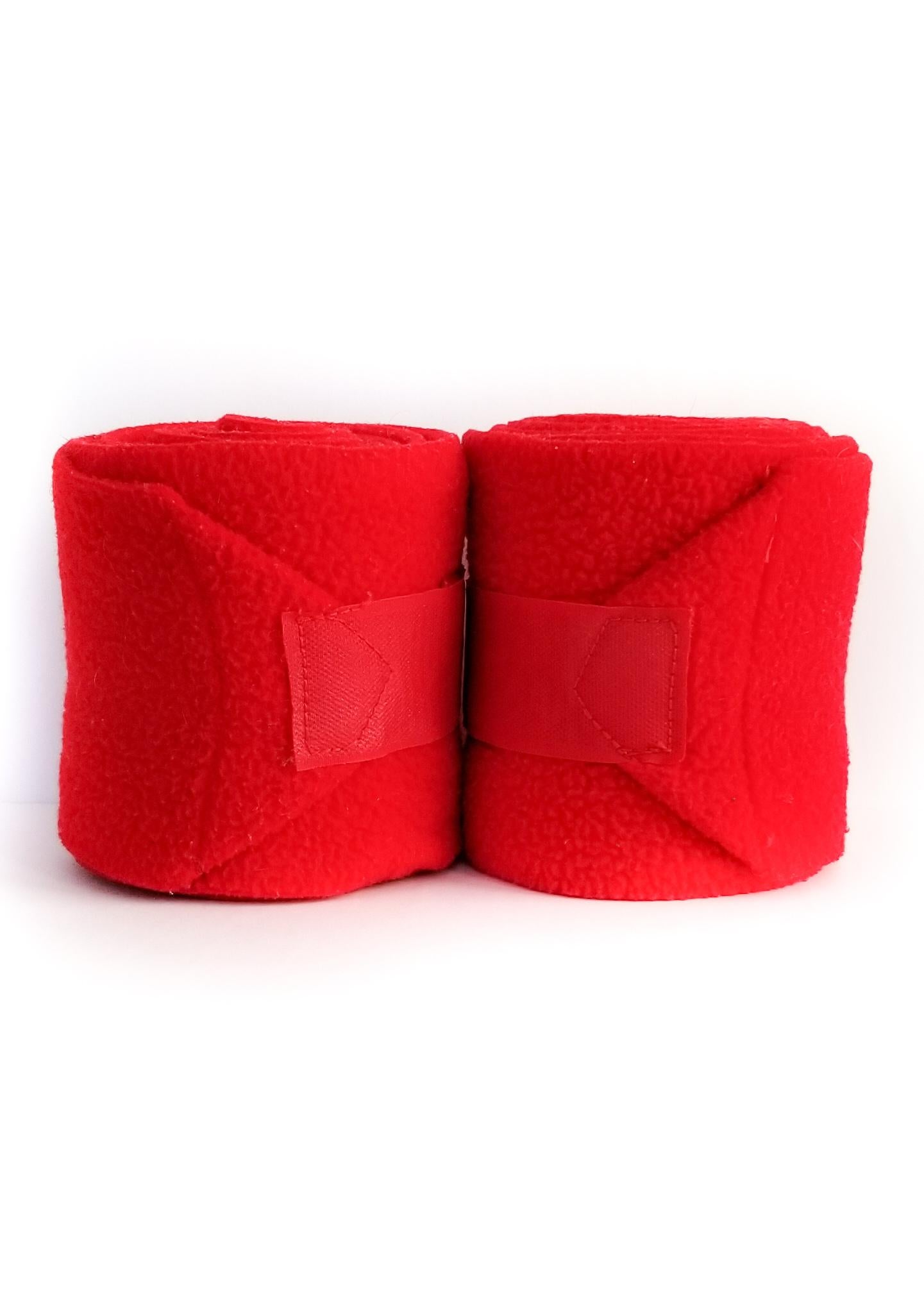 Fleece Polos (Set of 2) - Red - Horse
