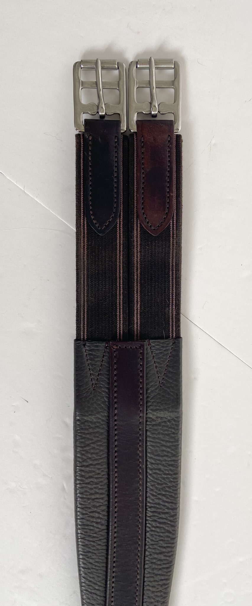 Shires Velociti Atherstone Elastic Girth - Dark Brown - 46"