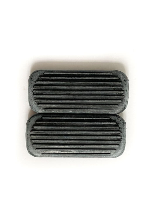 Rubber Stirrup Pads - Black - 4.5"