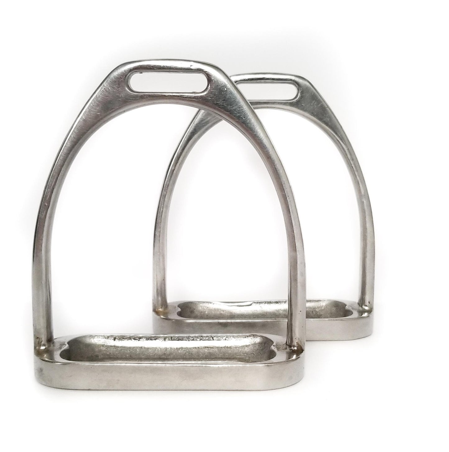 Stirrup Irons - Silver - 4.5"