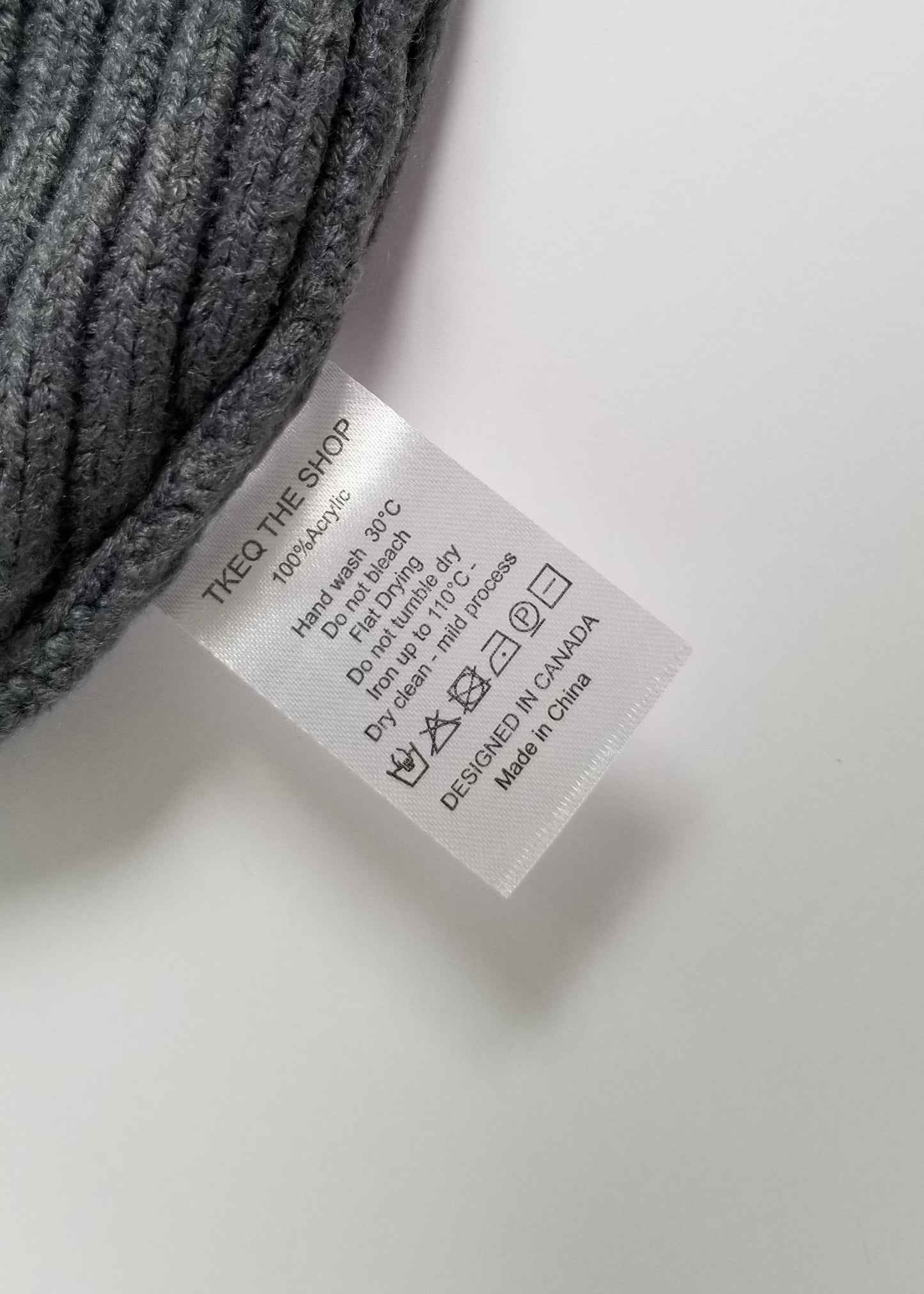 TKEQ Knit Beanie - Nickle - One Size
