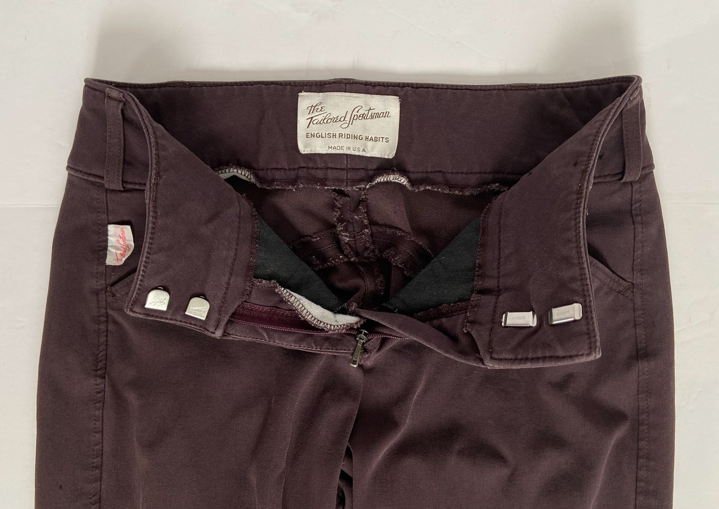 Tailored Sportsman Trophy Hunter Breeches - Boysenberry - Women's 24R (*Needs Repairs*)