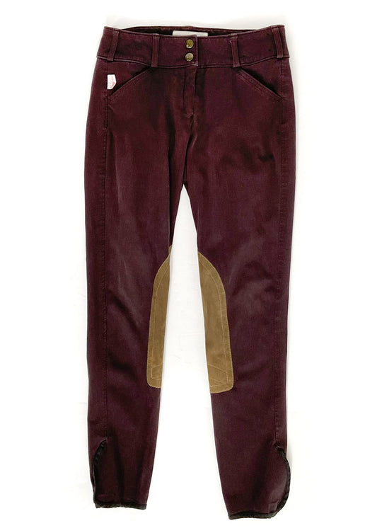 Tailored Sportsman Trophy Hunter Breeches - Boysenberry - Women's 24R (*Needs Repairs*)