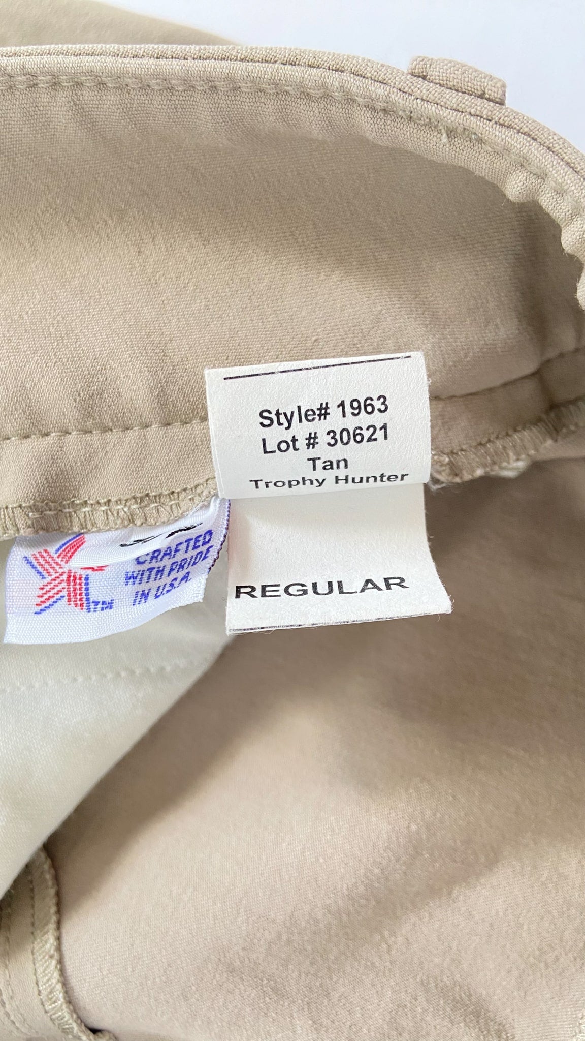 Tailored Sportsman Trophy Hunter Breeches - Tan - 32R