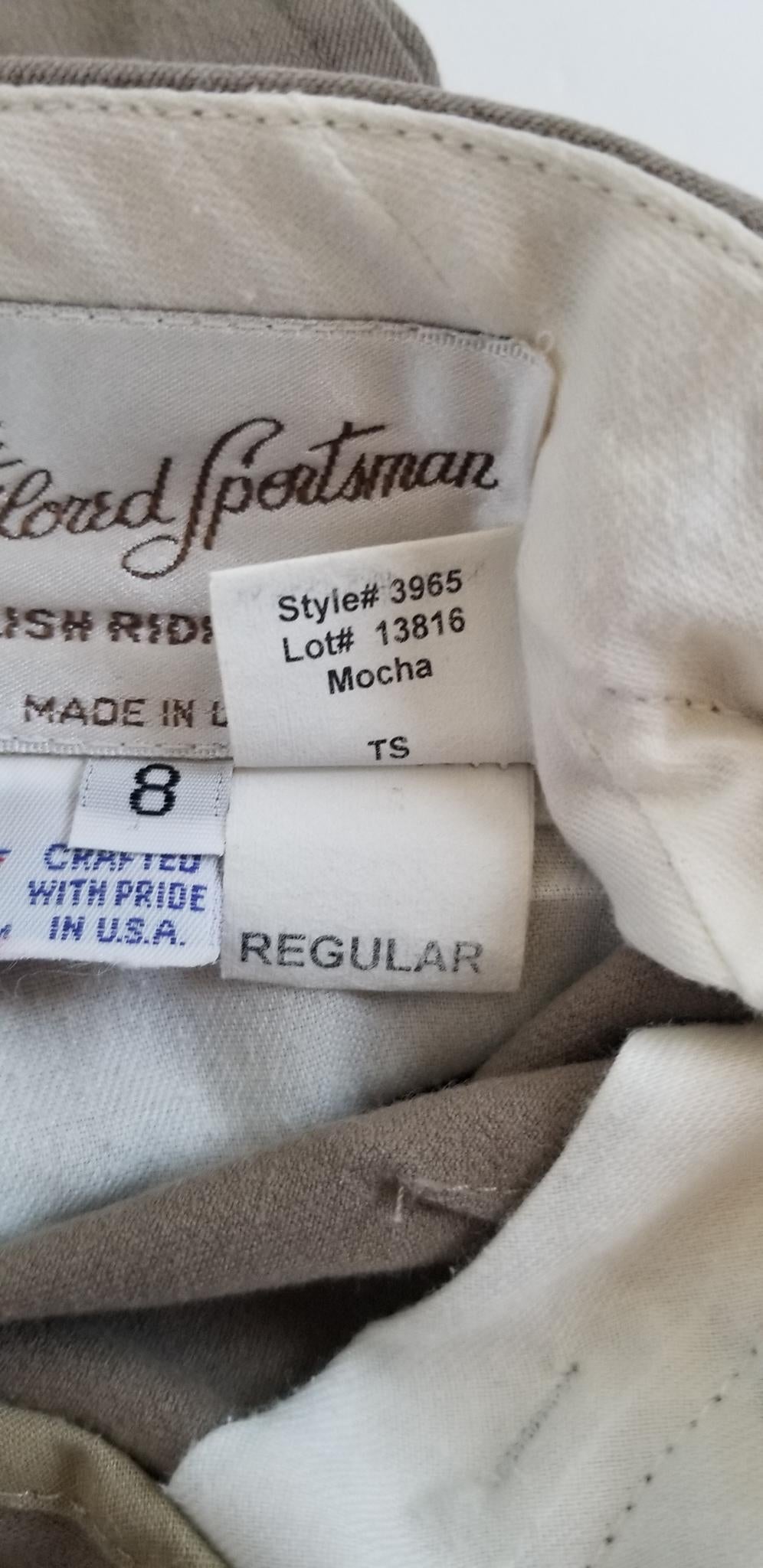 Tailored Sportsman Kids Breeches- Mocha - Youth 8