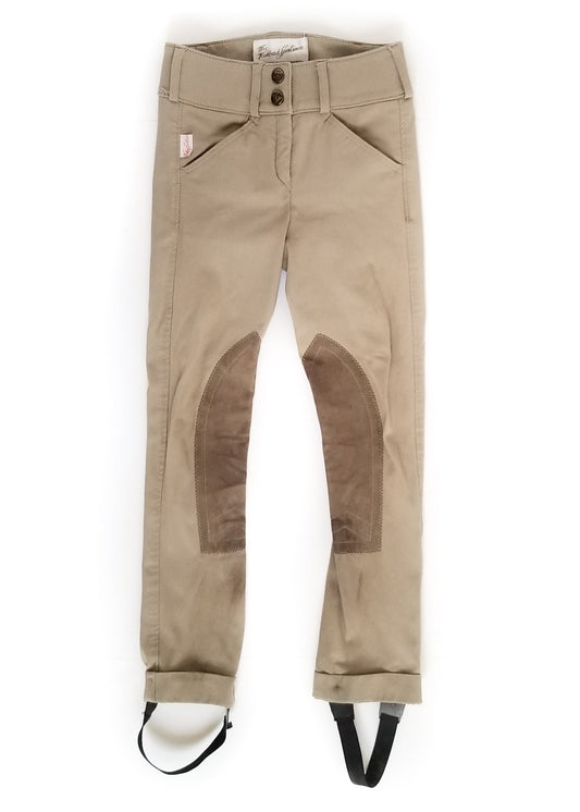 Tailored Sportsman Children's Jodhpurs - Tan - Youth 10